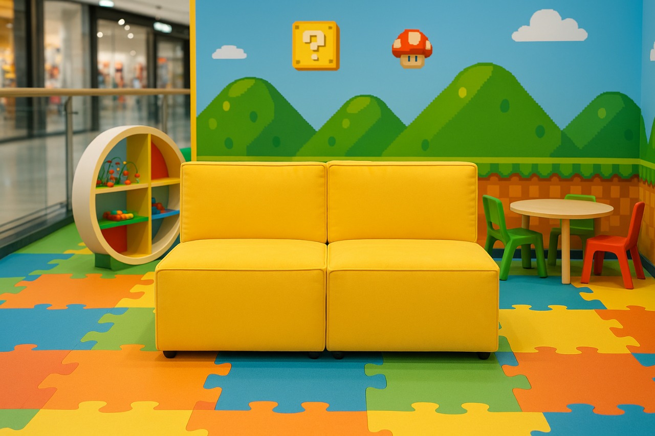 Дитяча зона / зона очікування поруч із ігровими кімнатами